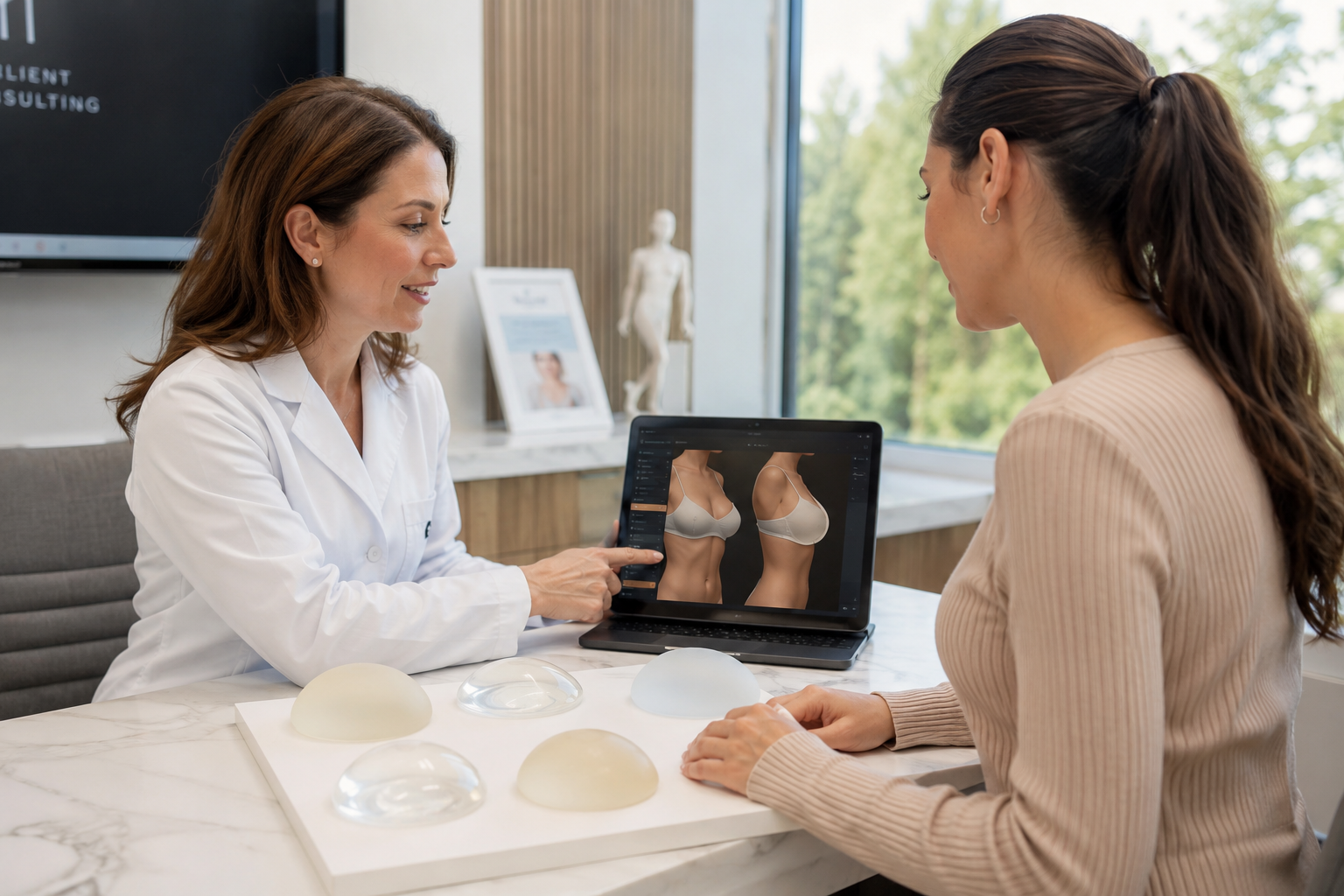 Recambio de protesis mamarias con el Dr. Sanz en Madrid
